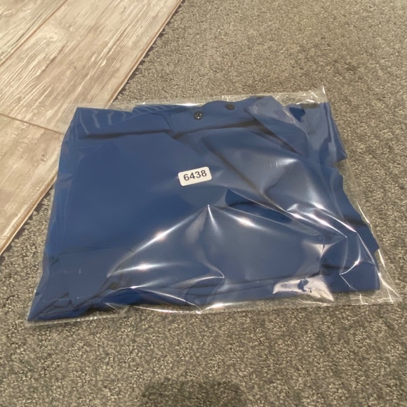 Lululemon Men's Evolution Short-Sleeve Polo Shirt, Blue 16438 - Picture 8 of 9